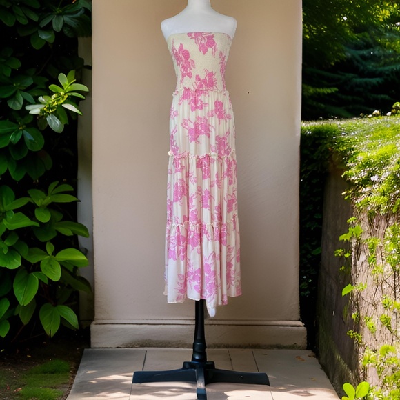 Able The Label Anthropologie Dresses & Skirts - Anthropologie Able the Label Flower Print Sleeveless Maxi Dress Size S